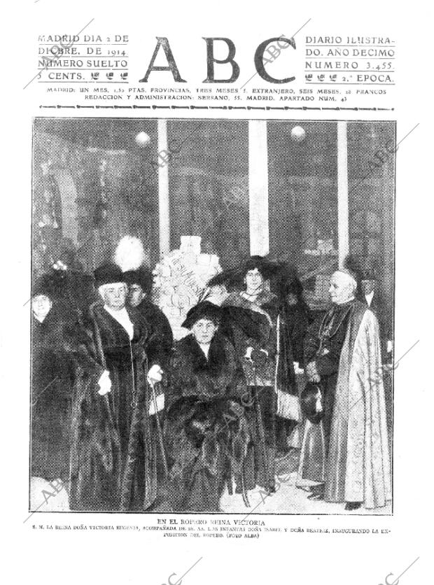 ABC MADRID 02-12-1914 página 1