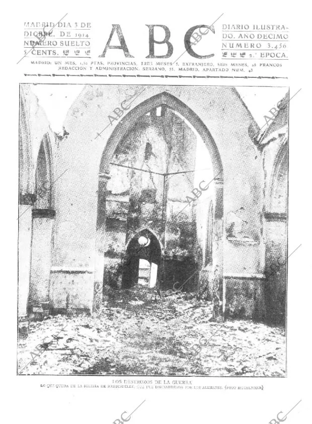 ABC MADRID 03-12-1914 página 1