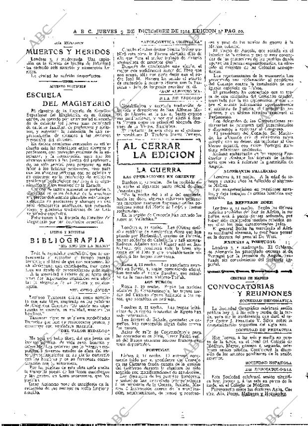 ABC MADRID 03-12-1914 página 20