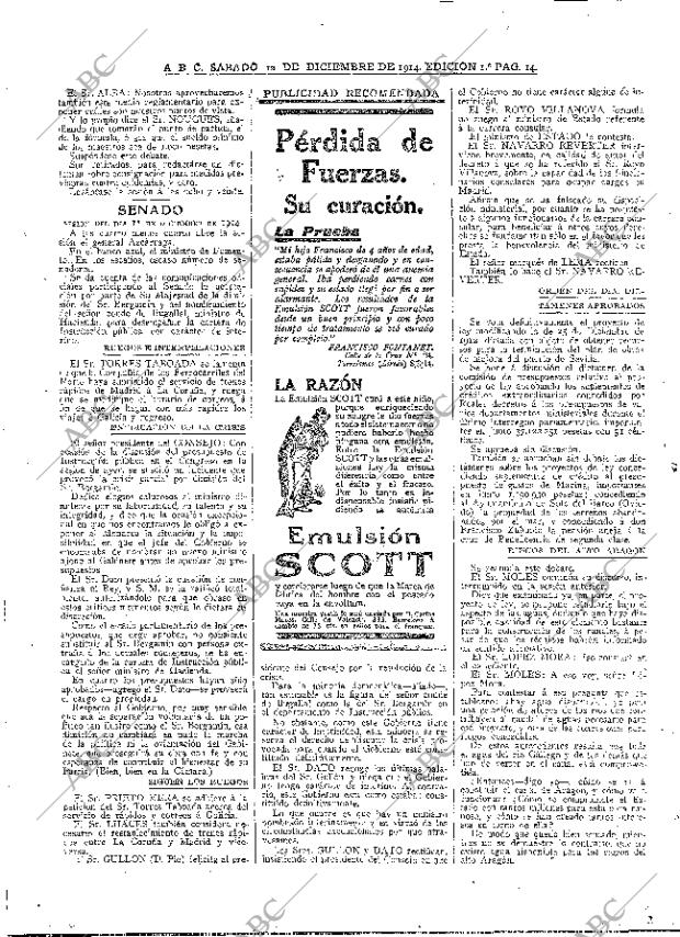 ABC MADRID 12-12-1914 página 14