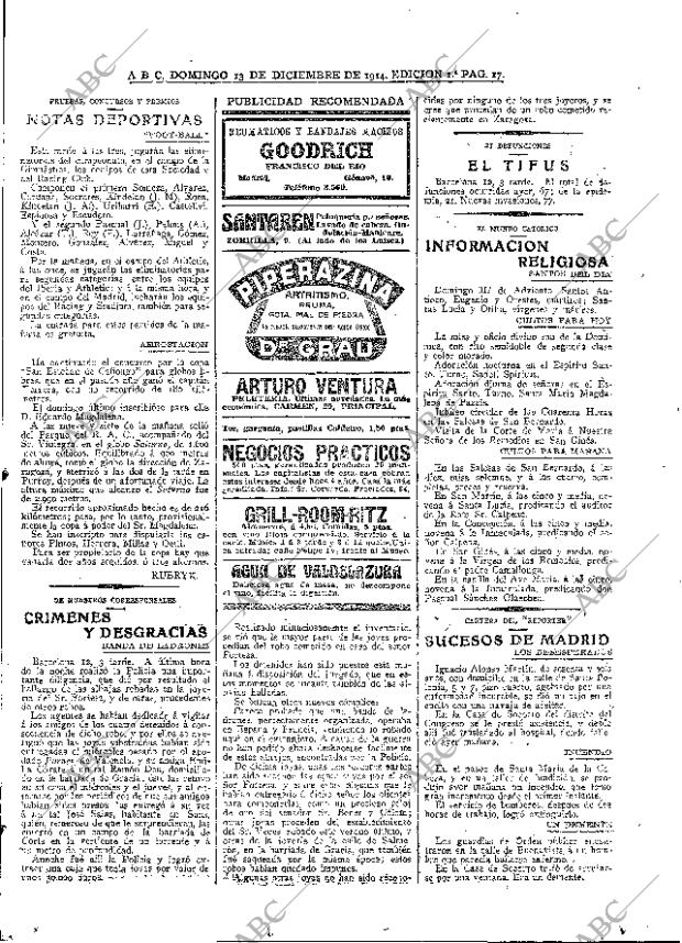 ABC MADRID 13-12-1914 página 17