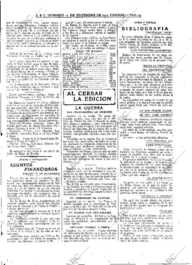 ABC MADRID 13-12-1914 página 19