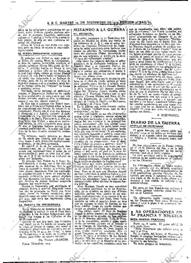 ABC MADRID 15-12-1914 página 10