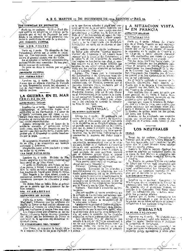 ABC MADRID 15-12-1914 página 12