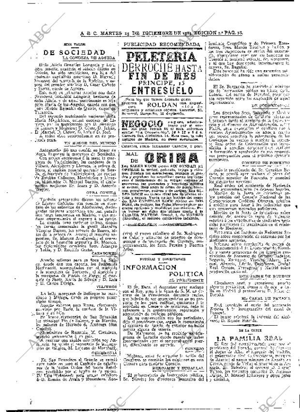 ABC MADRID 15-12-1914 página 18