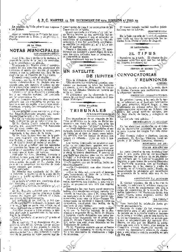 ABC MADRID 15-12-1914 página 19