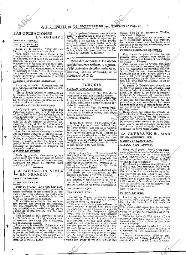 ABC MADRID 24-12-1914 página 11