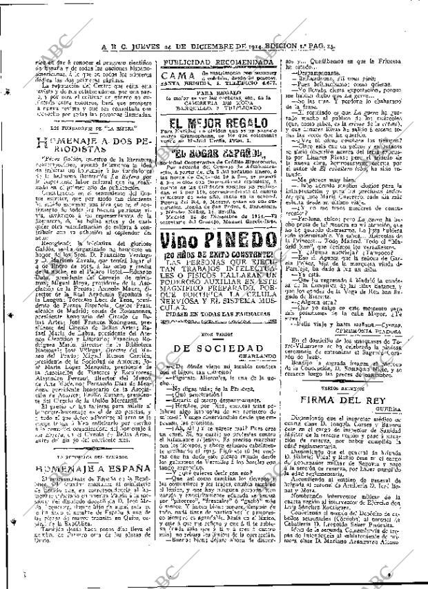 ABC MADRID 24-12-1914 página 15