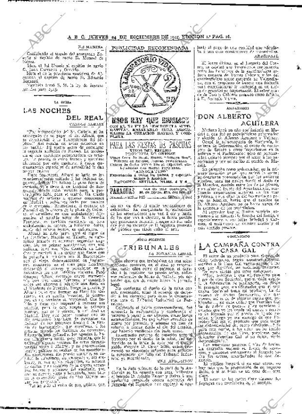 ABC MADRID 24-12-1914 página 16