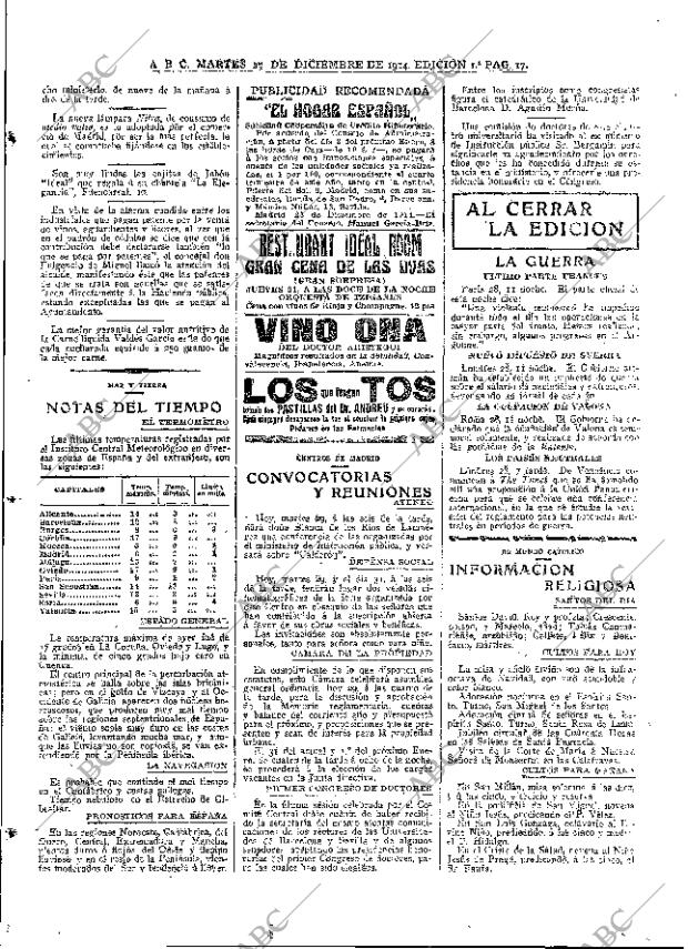 ABC MADRID 29-12-1914 página 17