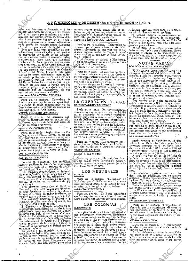 ABC MADRID 30-12-1914 página 12