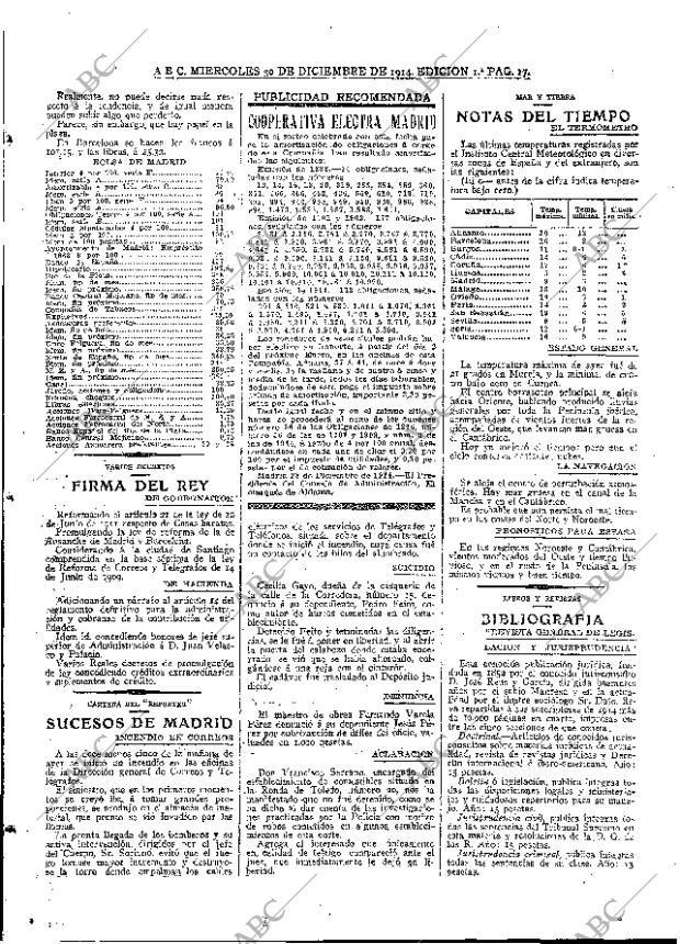 ABC MADRID 30-12-1914 página 17