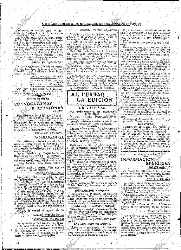 ABC MADRID 30-12-1914 página 18