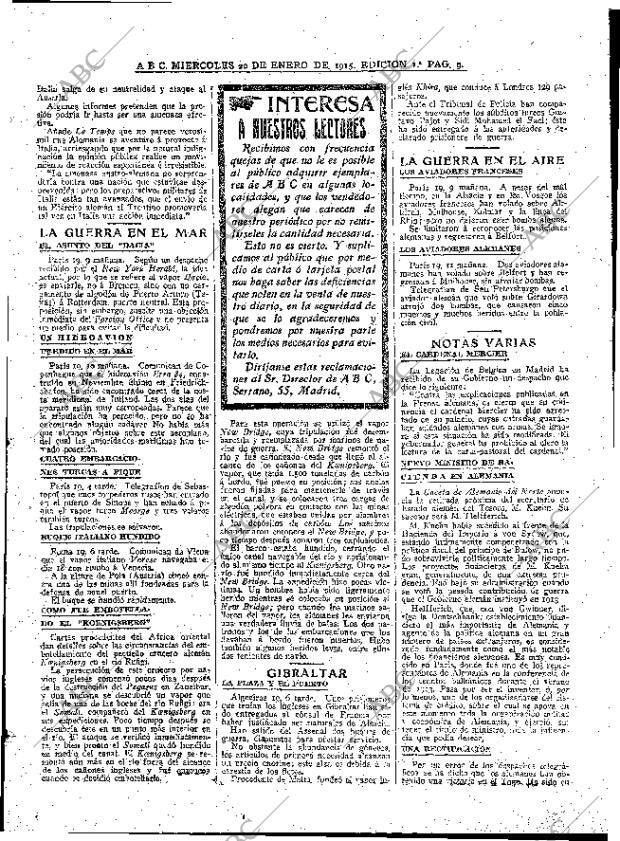 ABC MADRID 20-01-1915 página 9