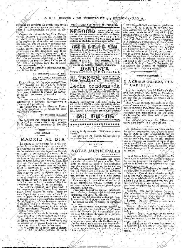 ABC MADRID 04-02-1915 página 14