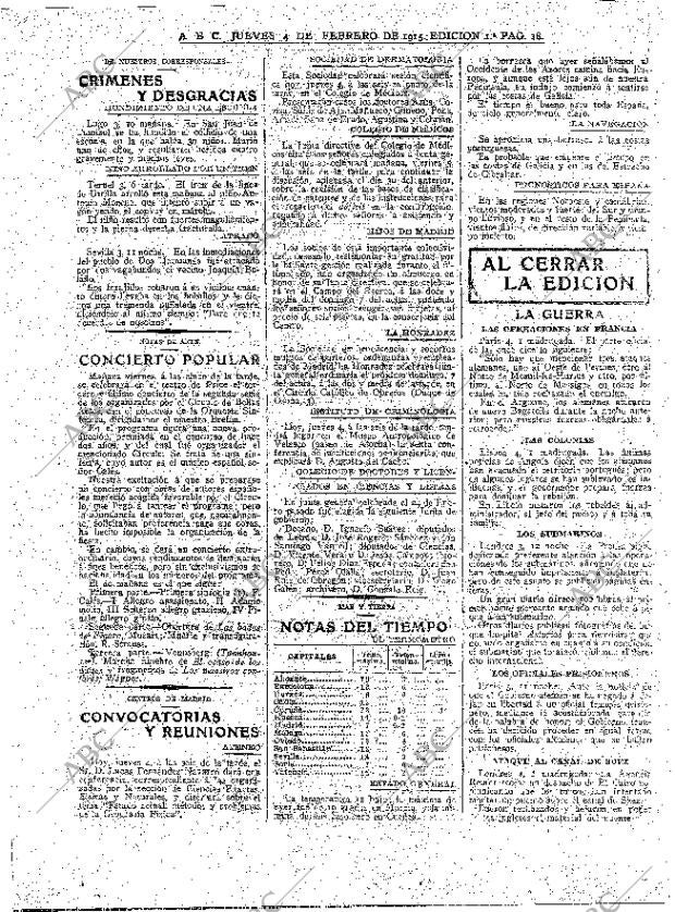 ABC MADRID 04-02-1915 página 18