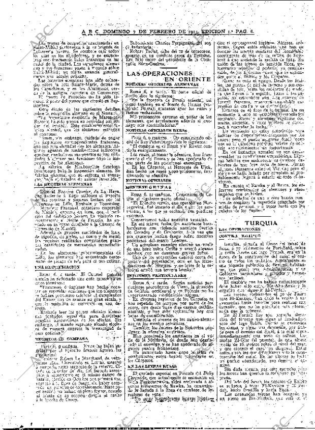 ABC MADRID 07-02-1915 página 8