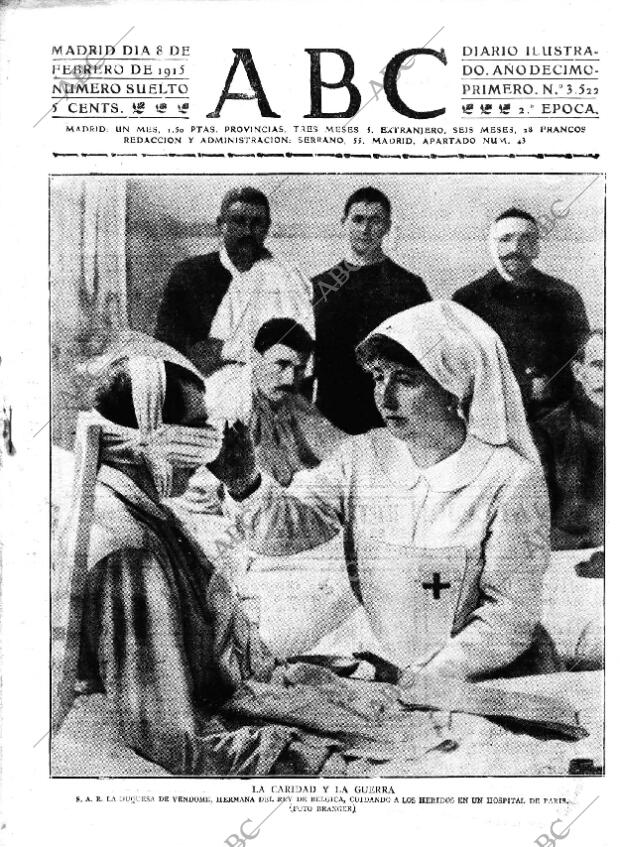 ABC MADRID 08-02-1915 página 1