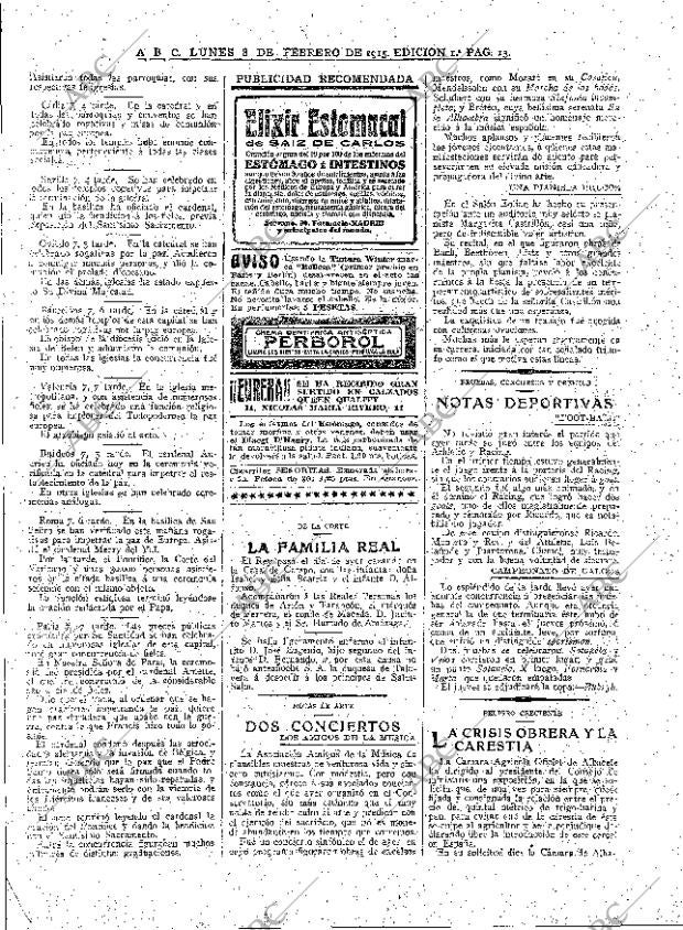 ABC MADRID 08-02-1915 página 13