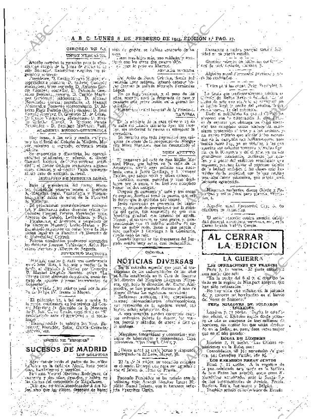 ABC MADRID 08-02-1915 página 17