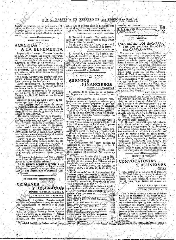ABC MADRID 09-02-1915 página 16