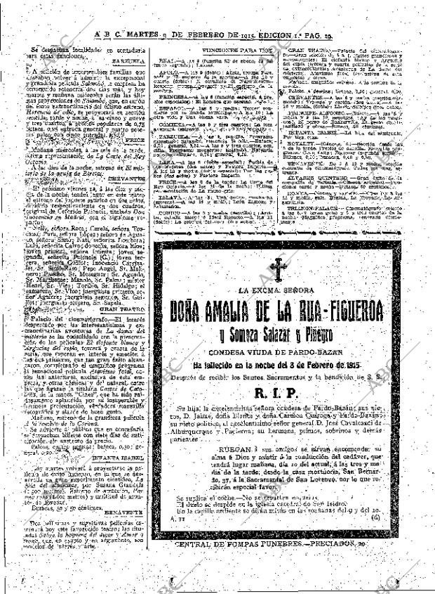 ABC MADRID 09-02-1915 página 19