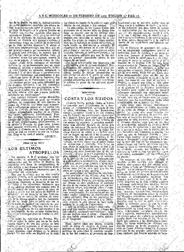 ABC MADRID 10-02-1915 página 11