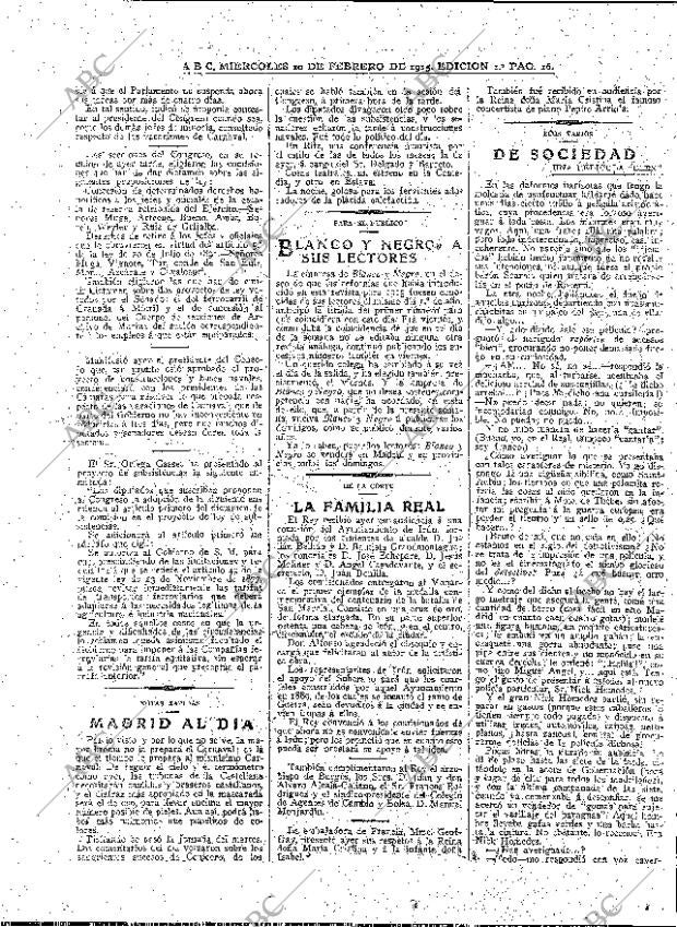 ABC MADRID 10-02-1915 página 16