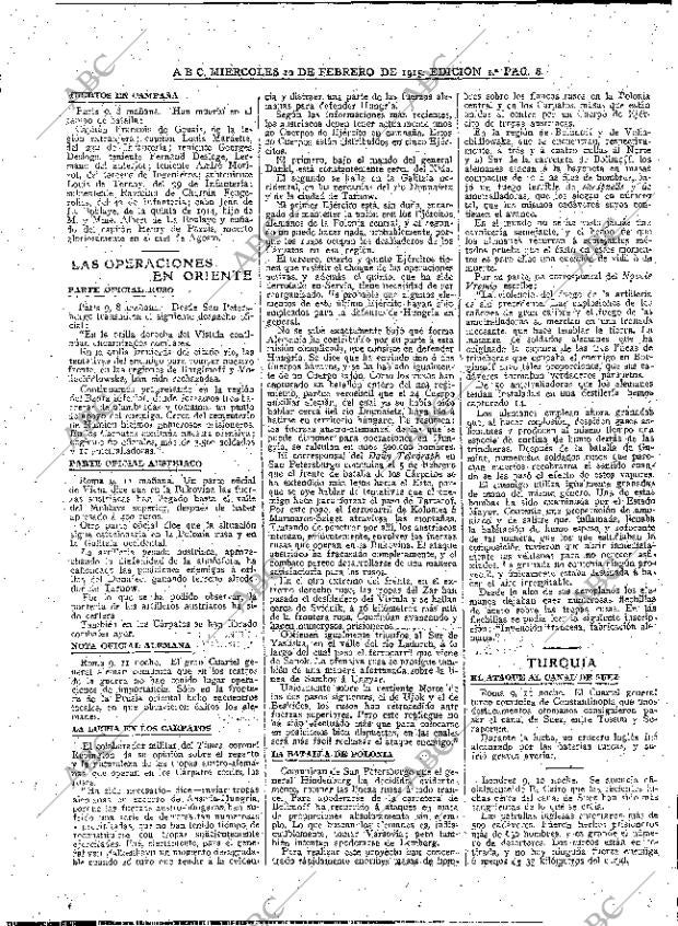 ABC MADRID 10-02-1915 página 8