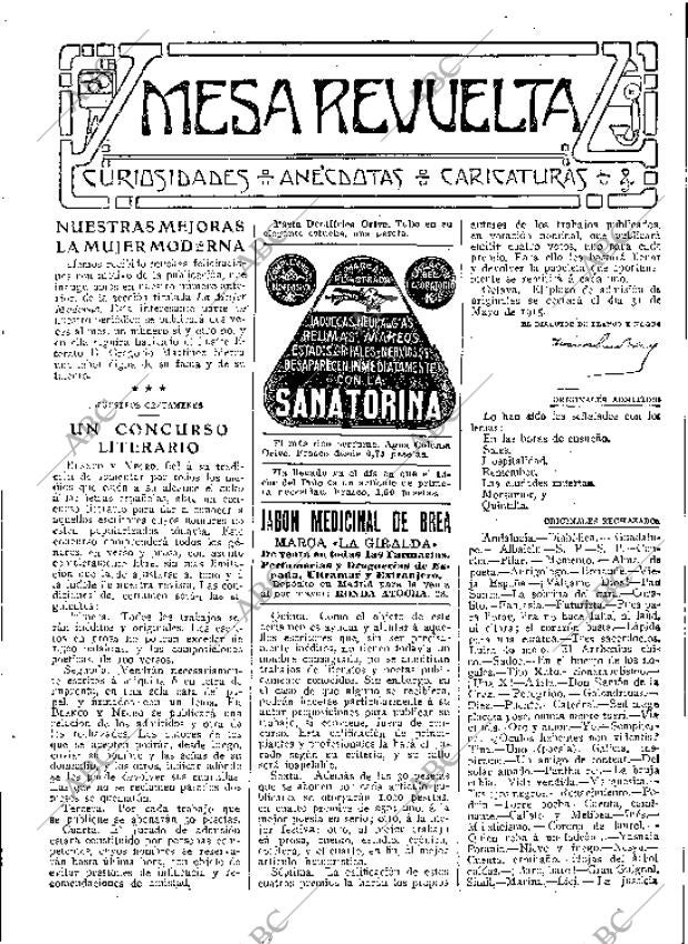 BLANCO Y NEGRO MADRID 12-02-1915 página 47