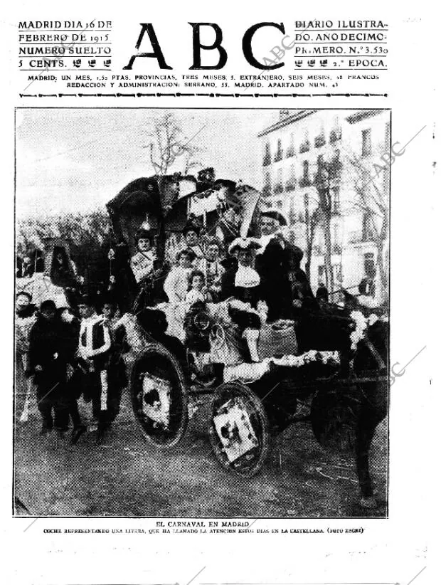 ABC MADRID 16-02-1915 página 1