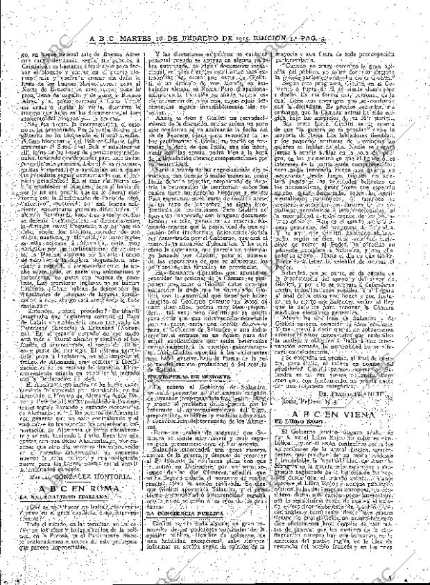 ABC MADRID 16-02-1915 página 5