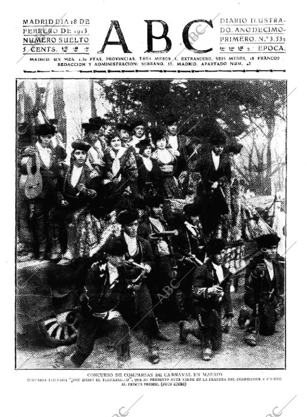 ABC MADRID 18-02-1915 página 1