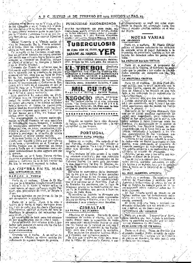 ABC MADRID 18-02-1915 página 13