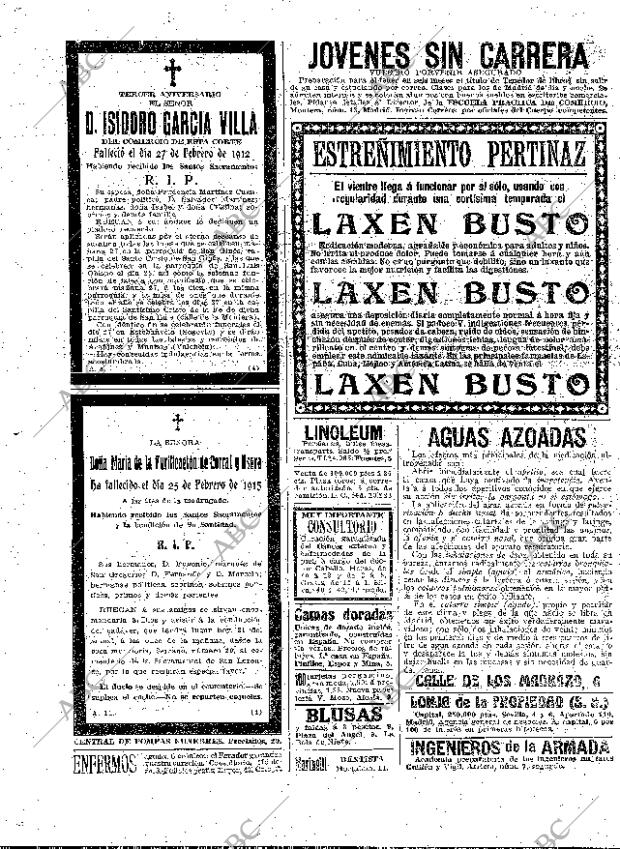 ABC MADRID 26-02-1915 página 22