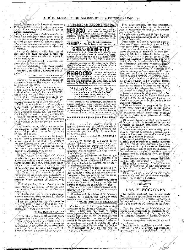ABC MADRID 01-03-1915 página 14