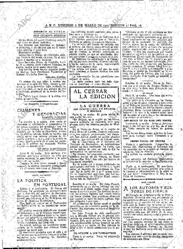 ABC MADRID 07-03-1915 página 18