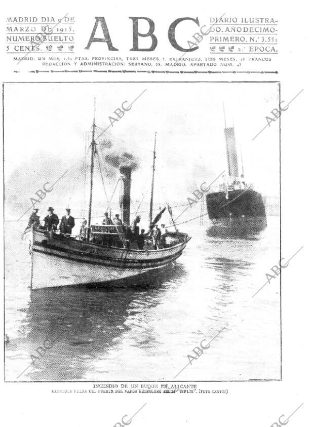 ABC MADRID 09-03-1915 página 1