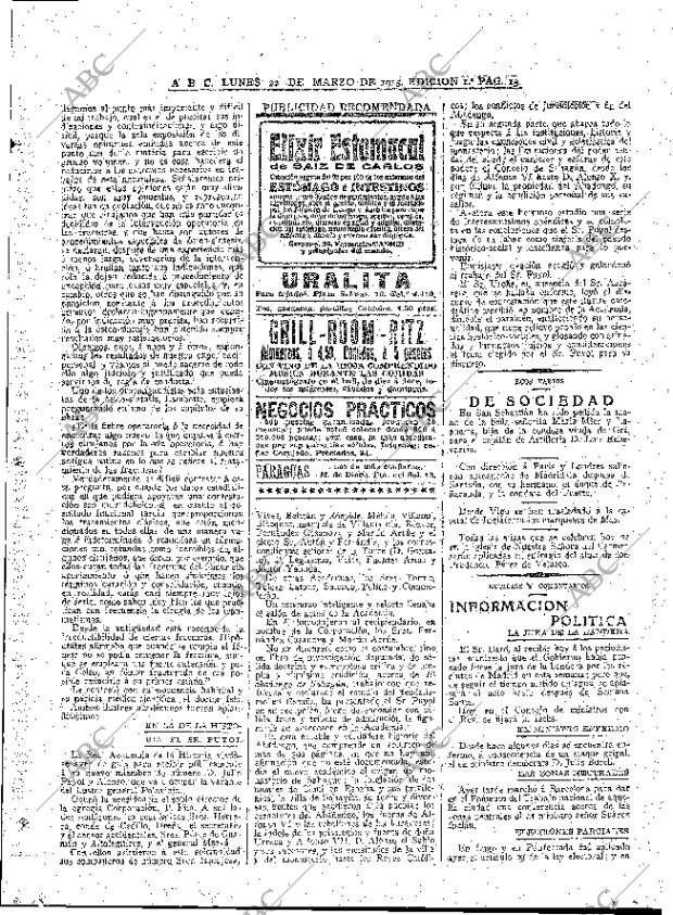 ABC MADRID 22-03-1915 página 15