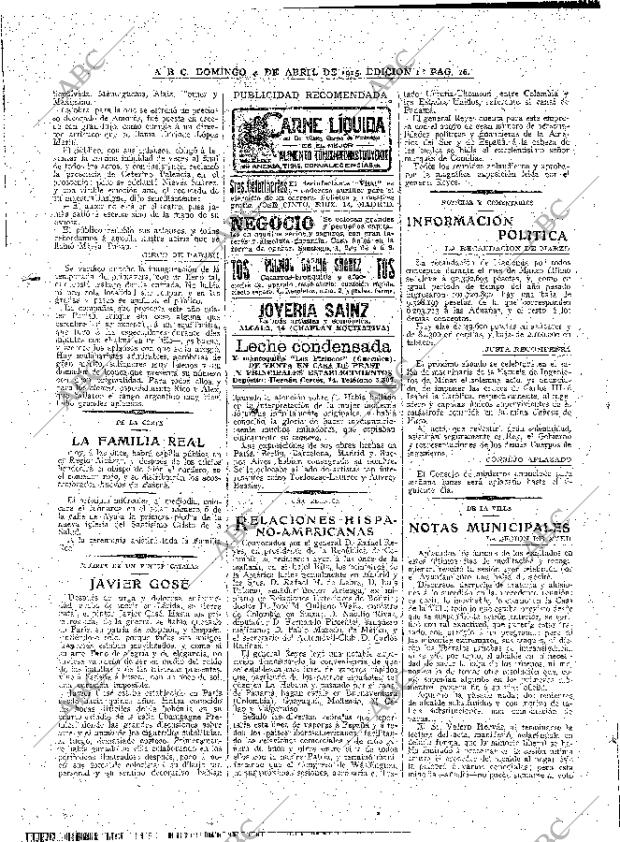 ABC MADRID 04-04-1915 página 16