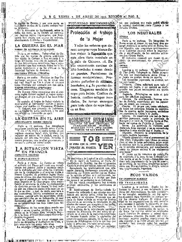ABC MADRID 05-04-1915 página 8