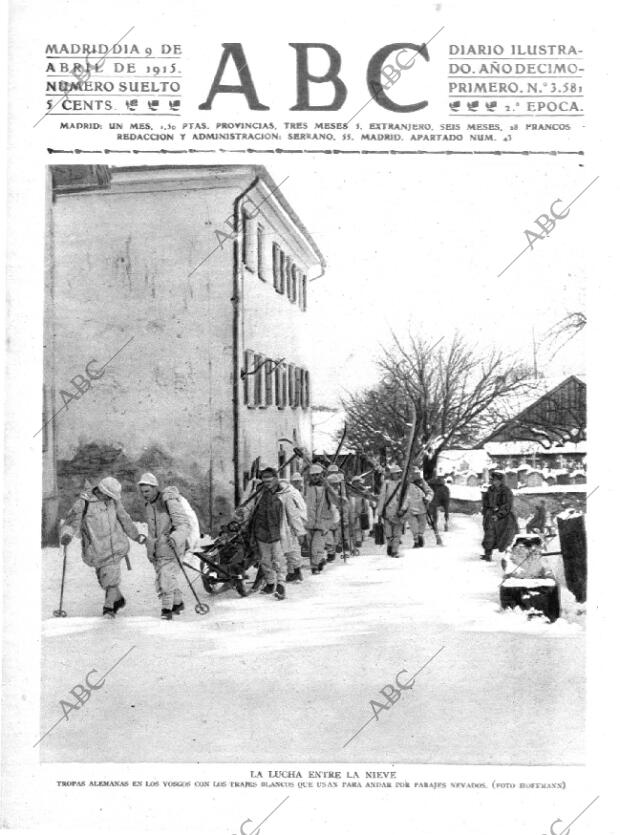 ABC MADRID 09-04-1915 página 1