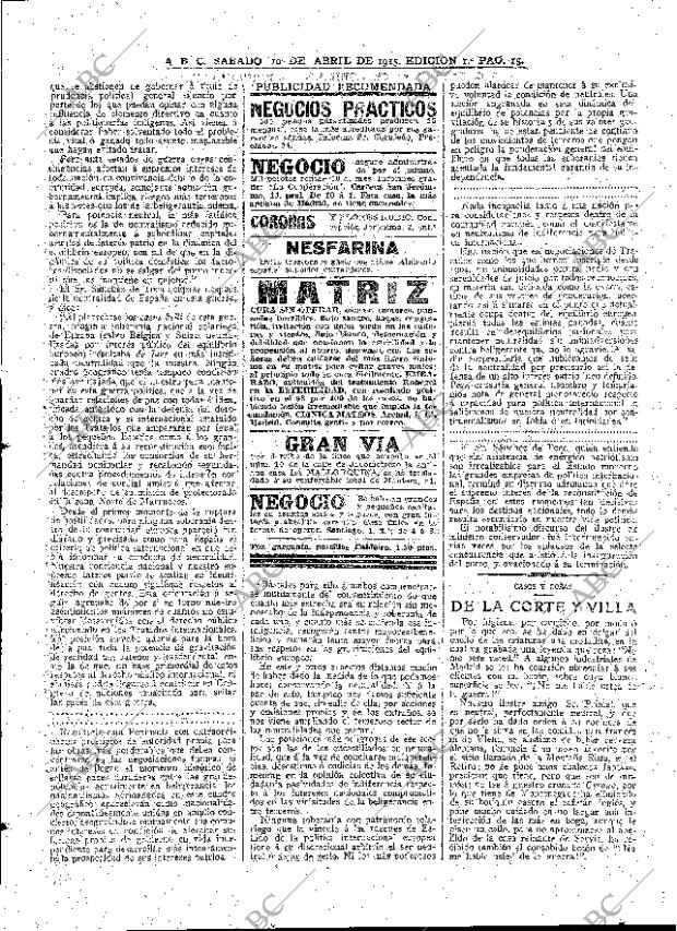 ABC MADRID 10-04-1915 página 15