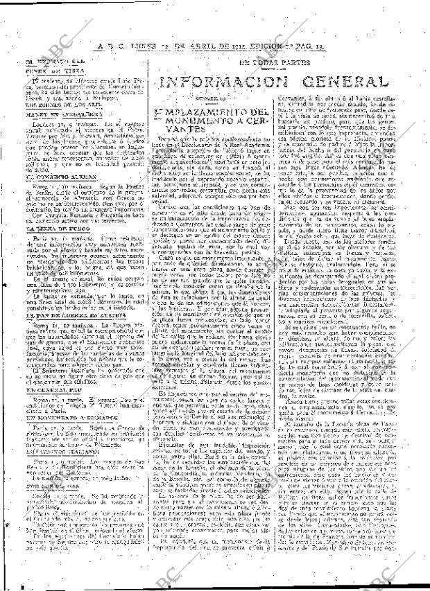 ABC MADRID 12-04-1915 página 13