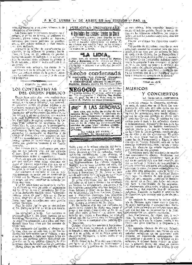 ABC MADRID 12-04-1915 página 15