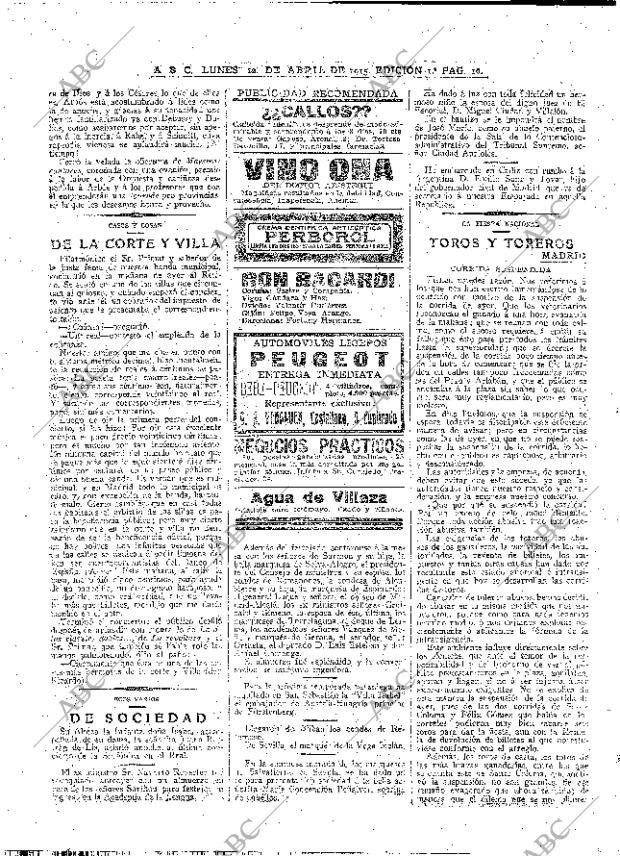 ABC MADRID 12-04-1915 página 16