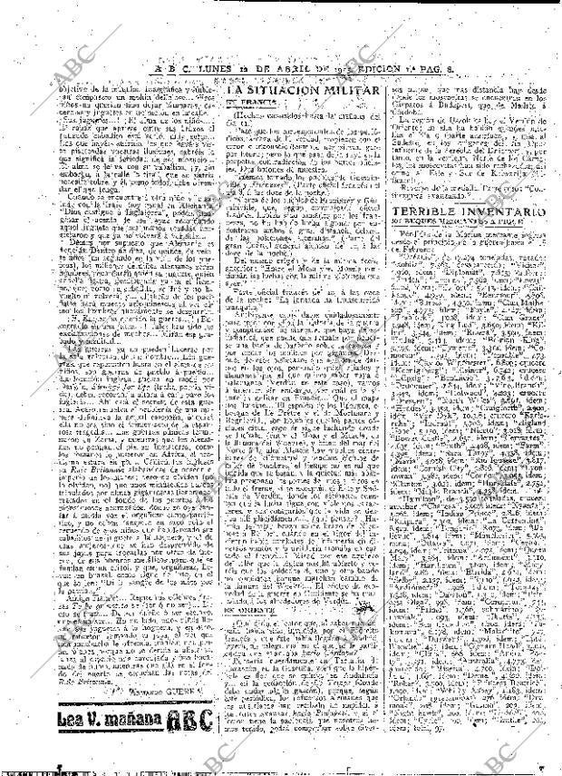 ABC MADRID 12-04-1915 página 8