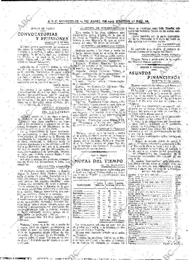 ABC MADRID 14-04-1915 página 16