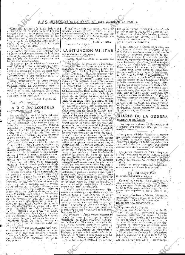ABC MADRID 14-04-1915 página 7