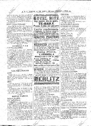 ABC MADRID 15-04-1915 página 14